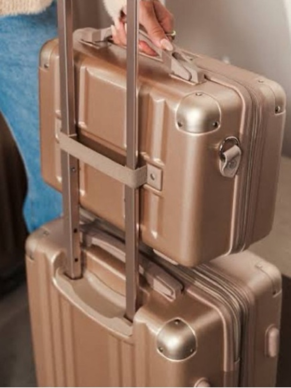 Calpak Ambeur Vanity Case in Gold - Picture 8 of 8